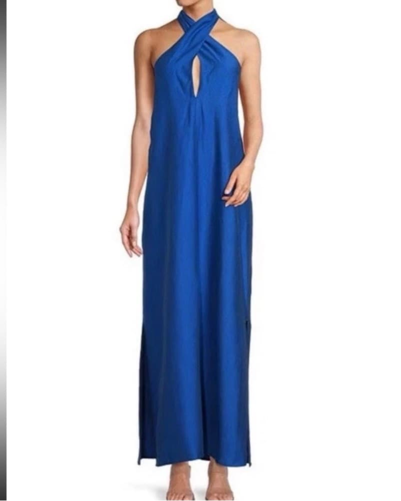 Halter Backless Maxi Dress - Image 5