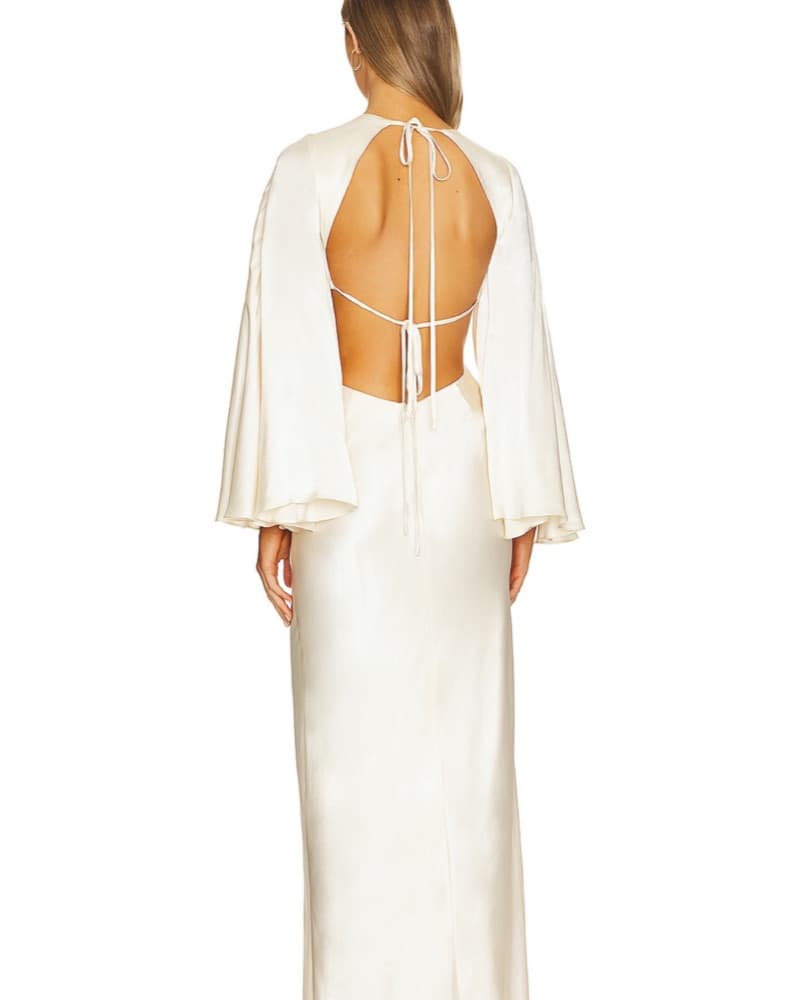 La Lune Open Back Maxi Dress - Image 4