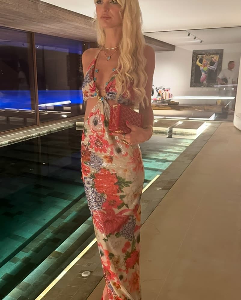 Sequin Maxi Dress - Image 1