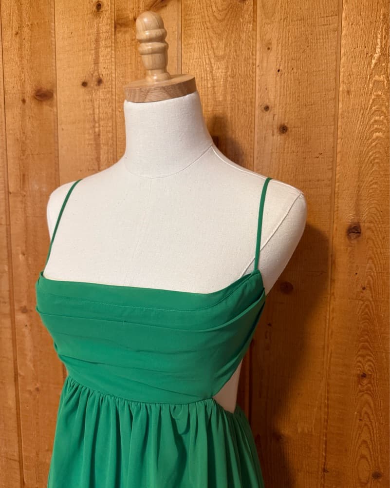 Sau Lee Giselle Gown Dress - Green - Image 3