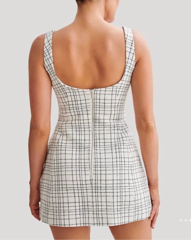 BETH - Tweed Mini Dress - Image 4
