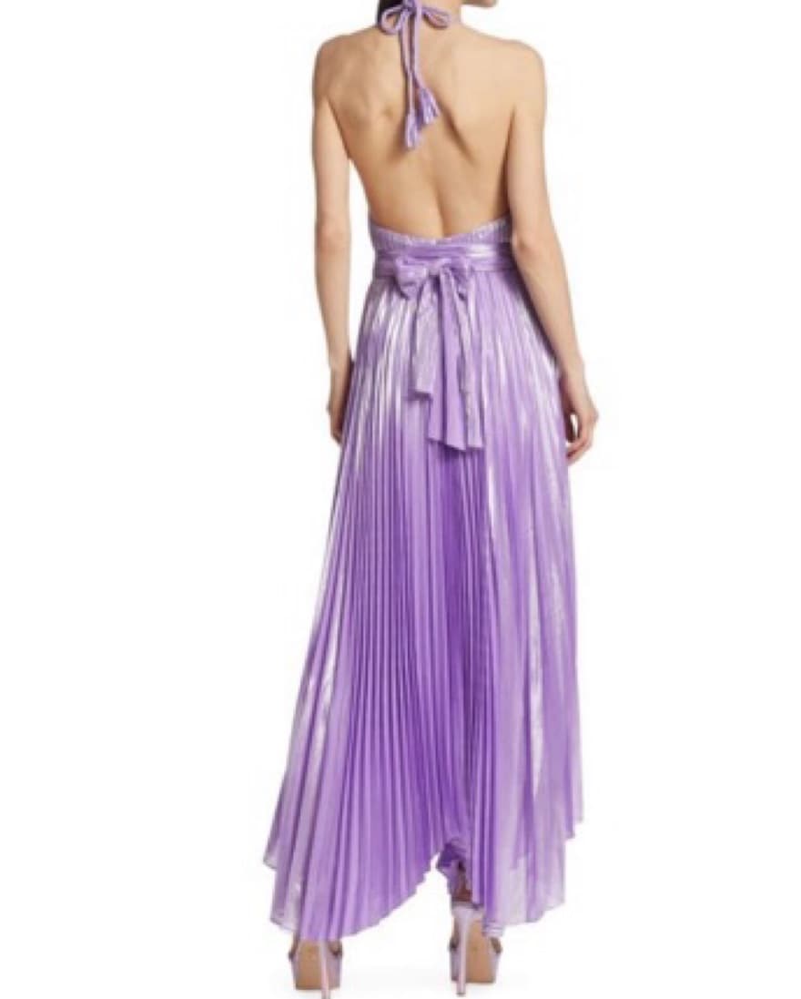 Alice + Oliva Purple Formal Dress - Image 4