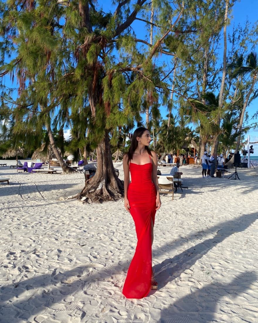 Red Revolve Formal Dress - Image 1
