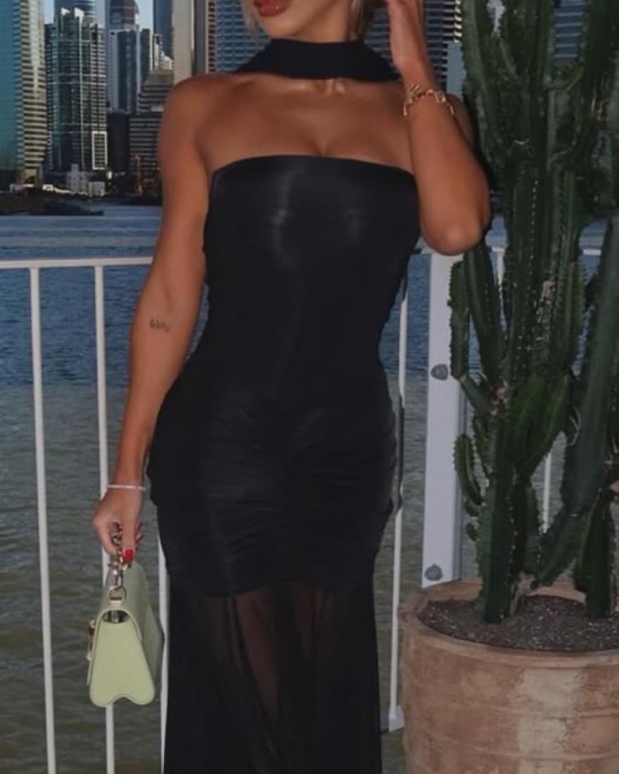 Meshki Off Shoulder Dress - Image 3