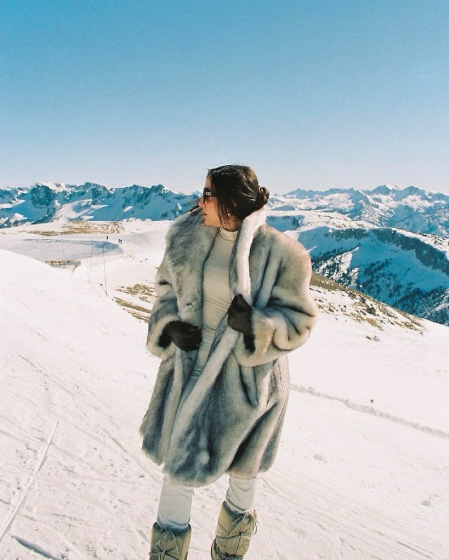 Vintage Dennis Basso Faux Fur Coat - Image 6