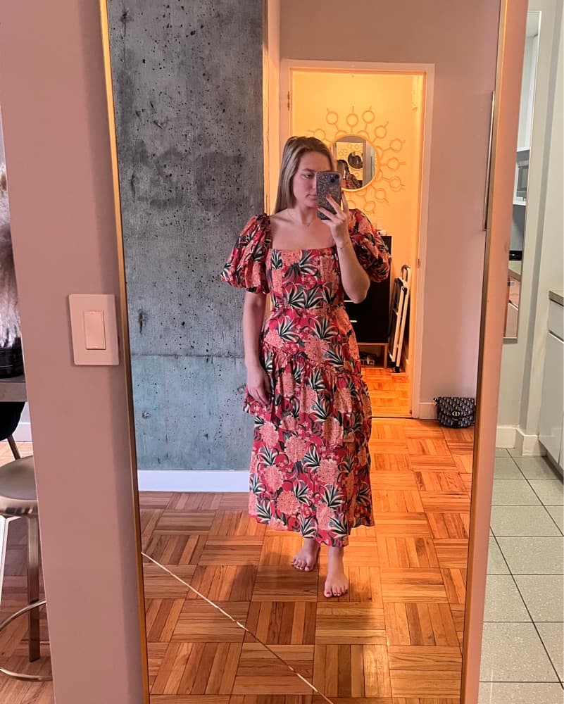 Farm Rio Pineapple Bloom Midi Dress - Image 2