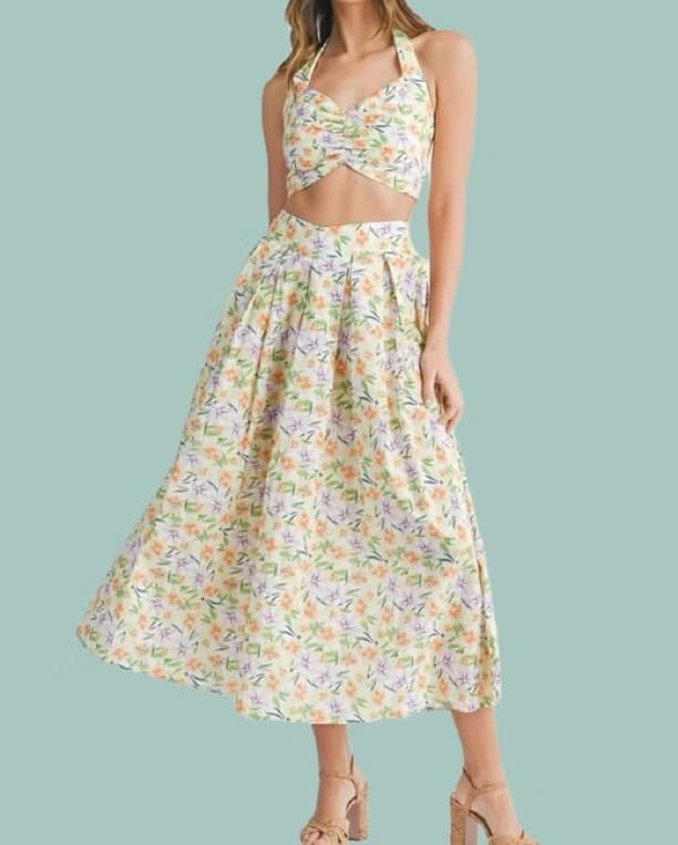 Floral two piece set  - Image 1