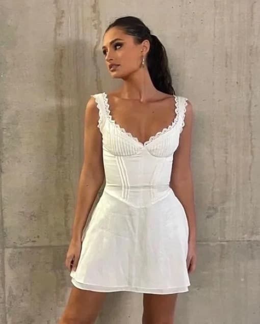 House of CB Tilly Pintuck Mini Dress  - Image 2