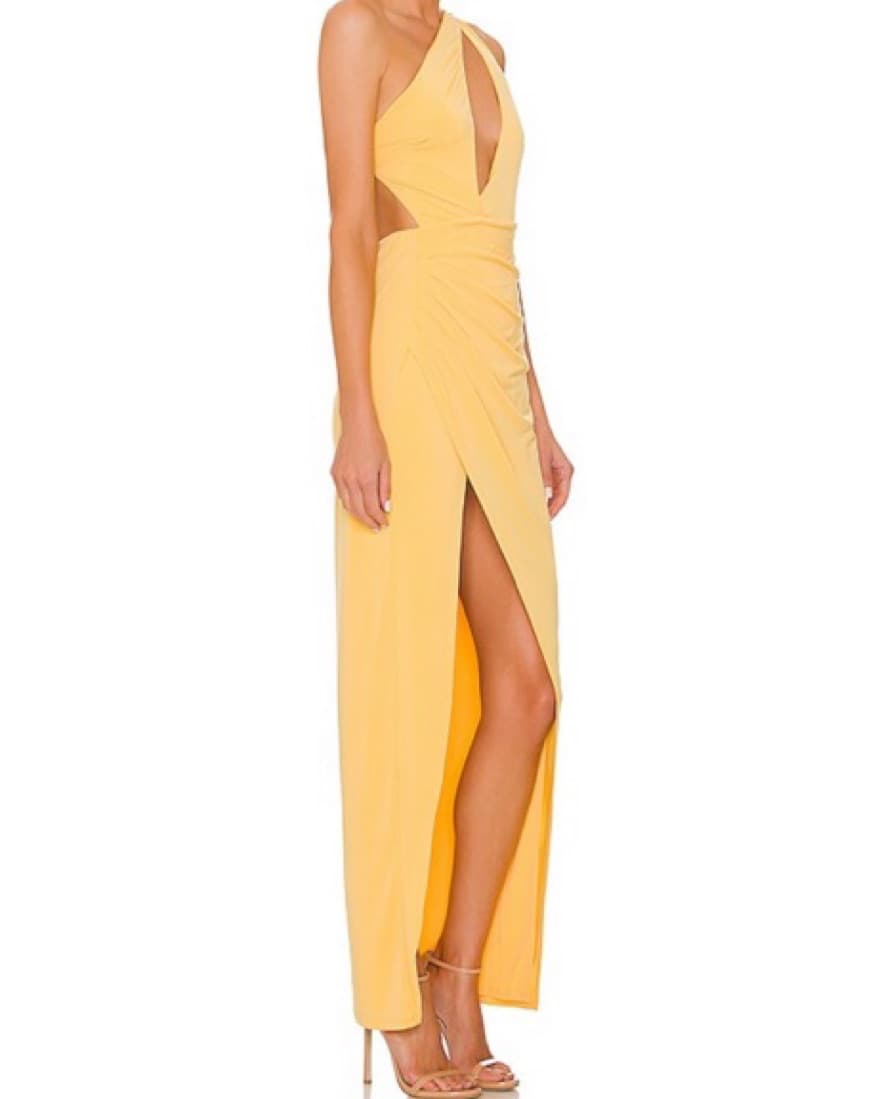 Michael Costello Yellow Dress - Image 2
