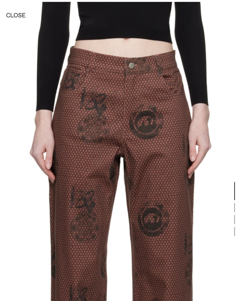 Miaou Brown fargo trousers - Image 1