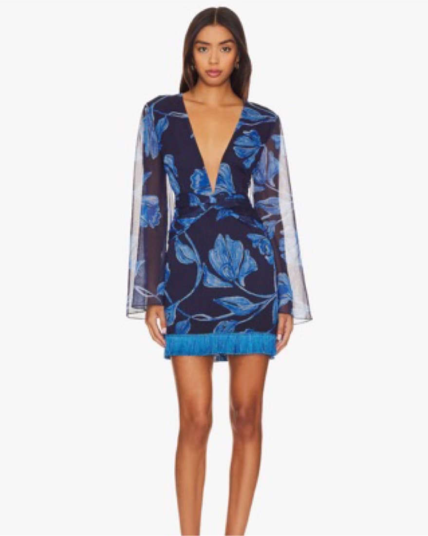 PatBo Mini Fringe Dress - Image 1