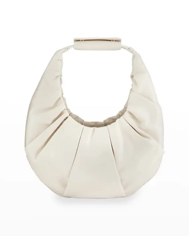 Staud Soft Moon Bag in Cream - Image 2