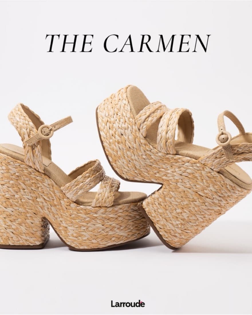 Carmen Platform Sandal Heels Larroudw - Image 2