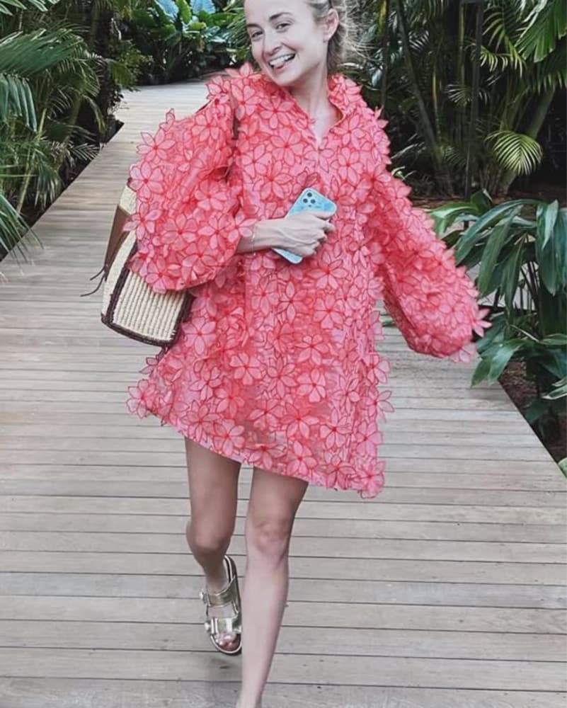 La Vie Style House Floral Caftan - Image 2