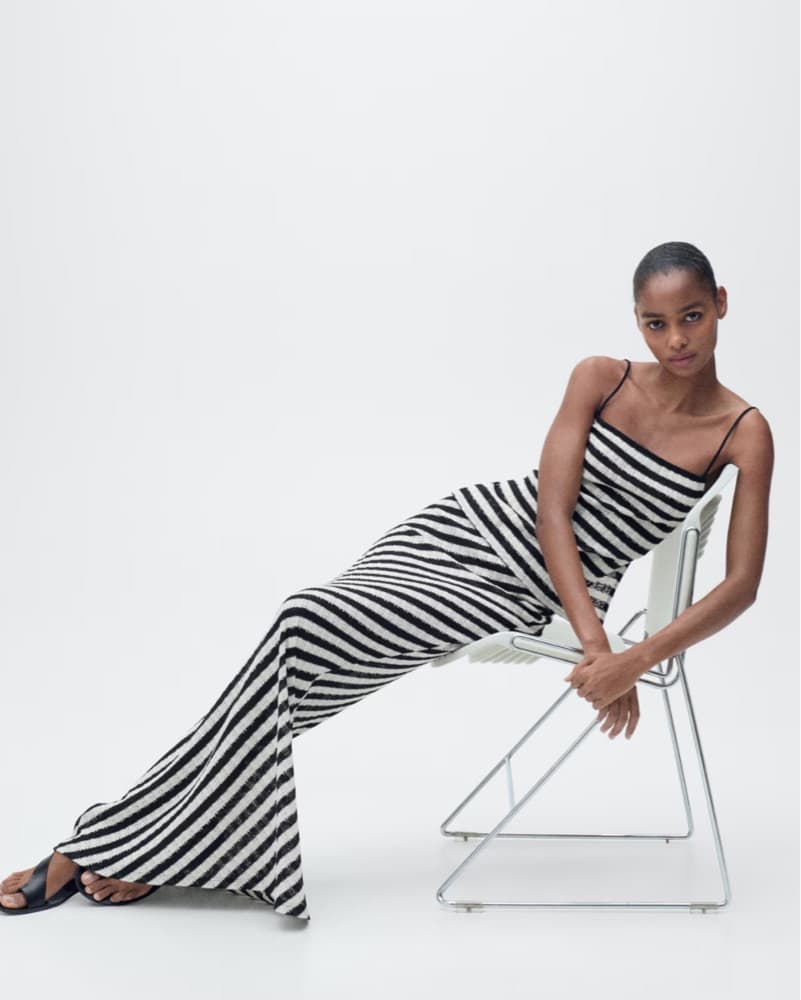 Striped Backless Set  - Image 1