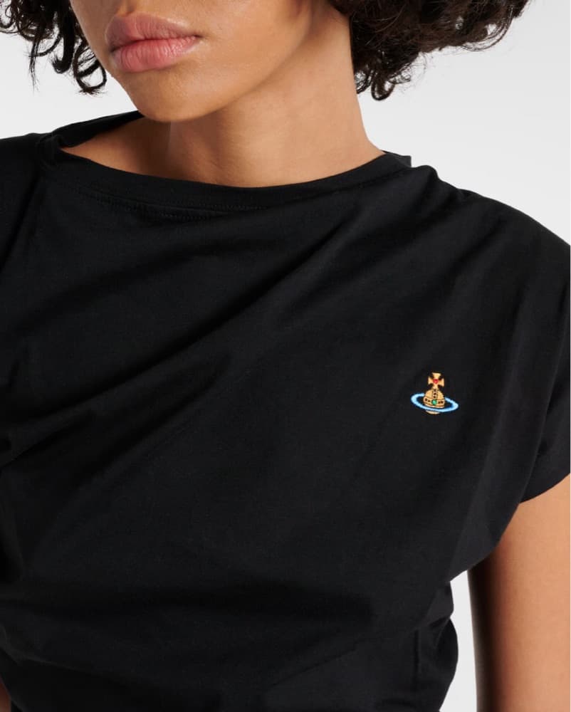 Vivienne Westwood Asymettric Black Top - Image 3