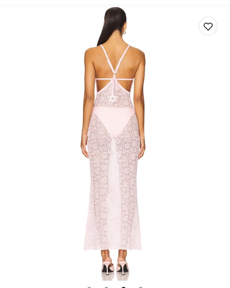 SNDYS Pink Maxi Dress  - Image 2