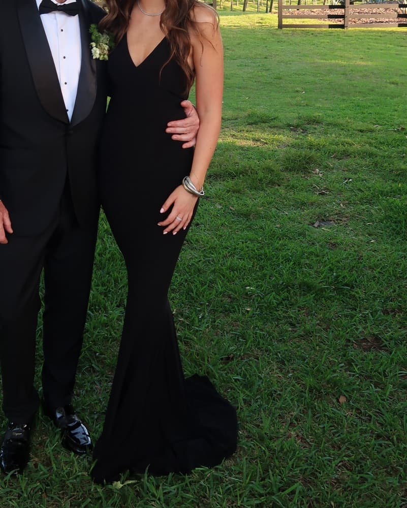 NORMA KAMALI Black Mermaid Gown - Image 5
