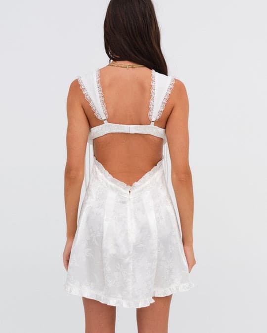 For Love And Lemons Holland White Dress - Image 4