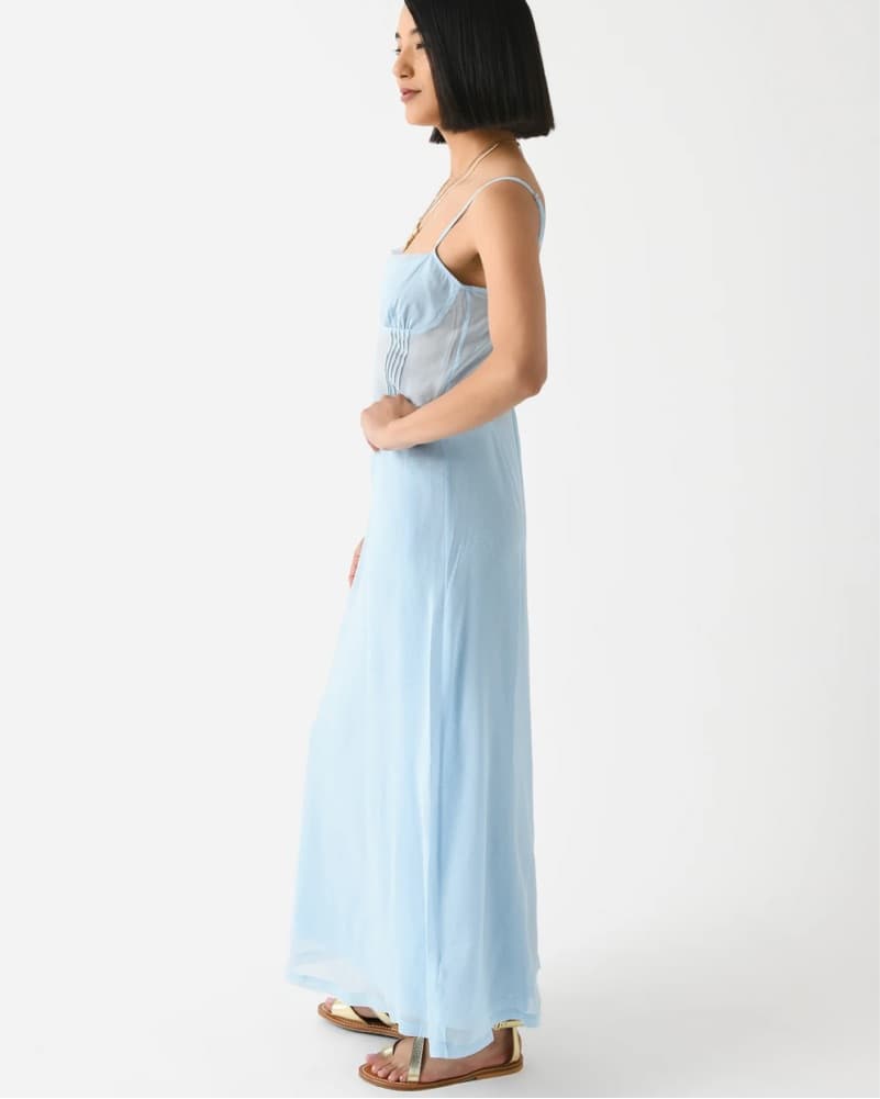 Elegant Baby Blue Maxi Dress - Image 2