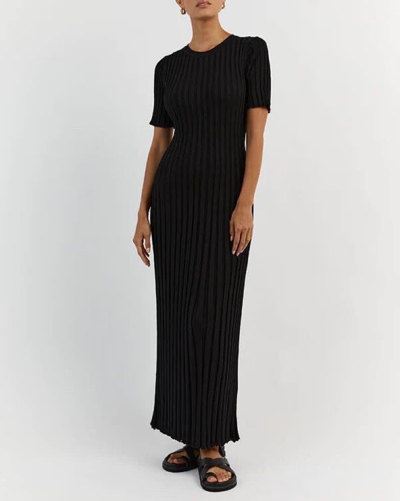 Dissh Ada Black Short Sleeve Dress - Image 1