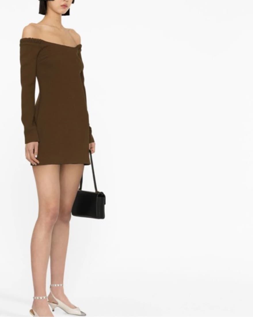 Khaite Octavia Off-The-Shoulder Dress - Image 2