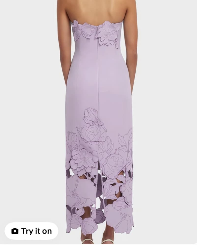Miss Rosier Purple Gown  - Image 2
