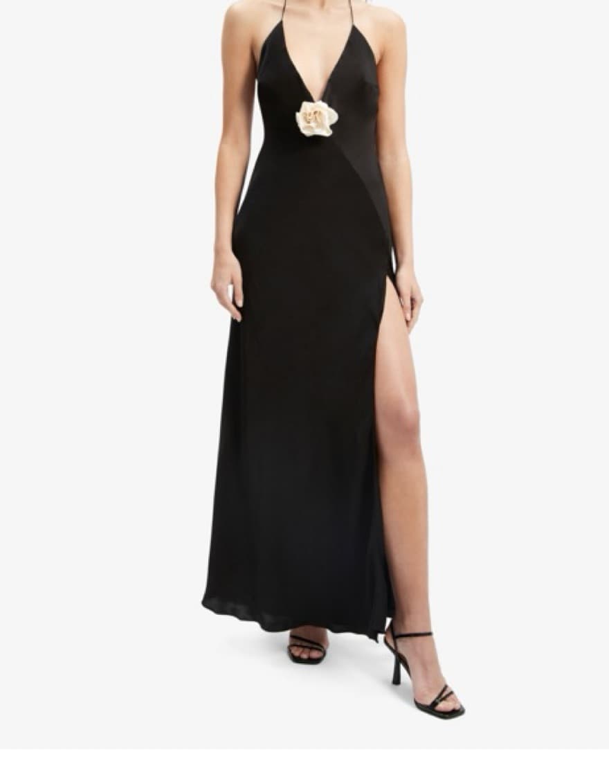 Bardot Aradia Halter Dress In Black - Image 2