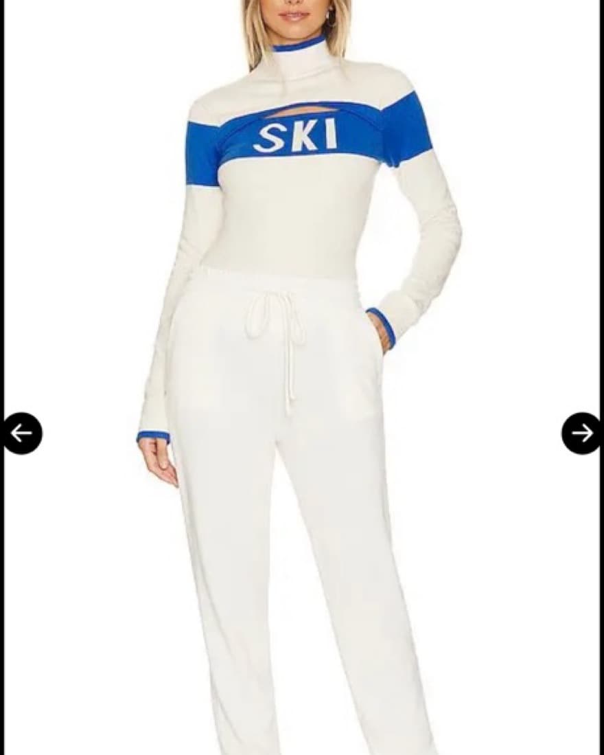 Year Of Ours Cut Out Ski Sweater - Image 1