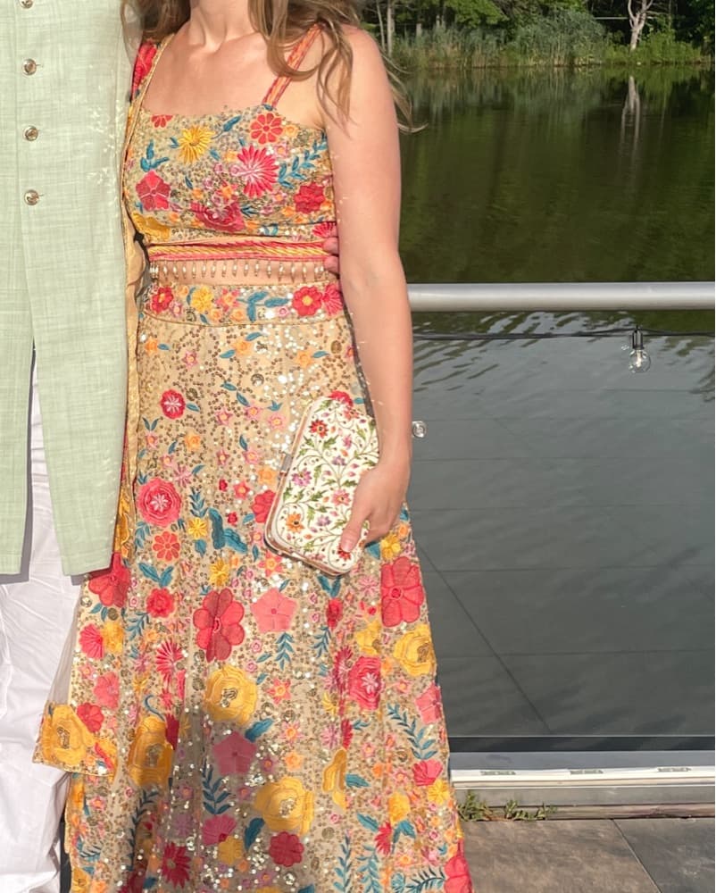 Sparkly Rainbow Lehenga  - Image 5
