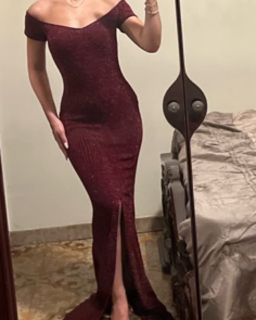 Burgundy Dress - Image 2