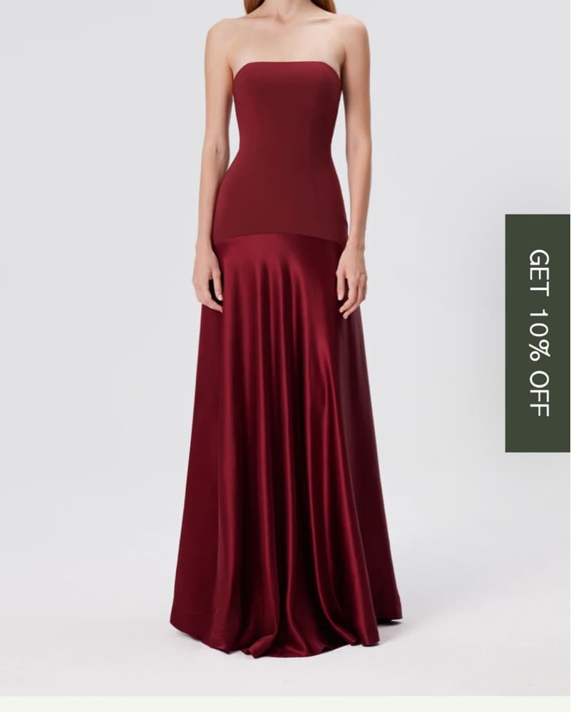 Aenso Aura Strapless Gown - Image 1