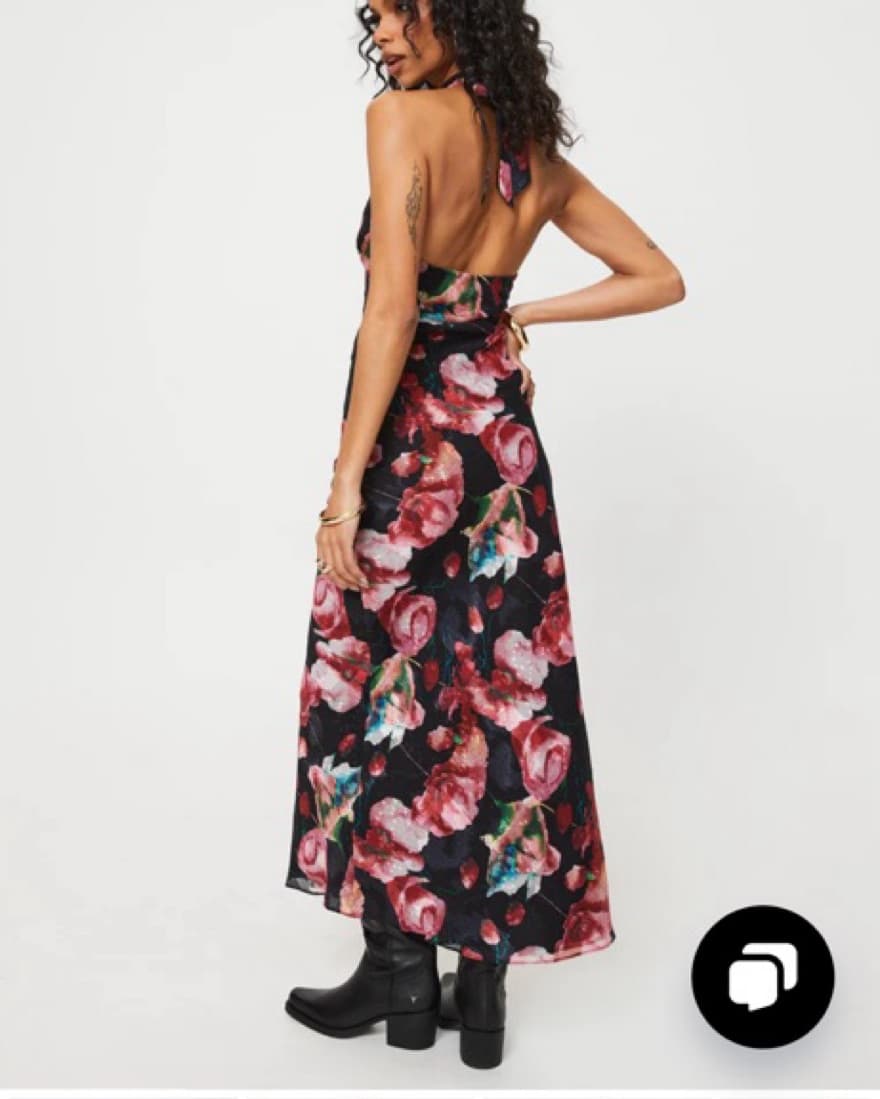 Princess Polly MOULIN HALTER MAXI DRESS  - Image 2