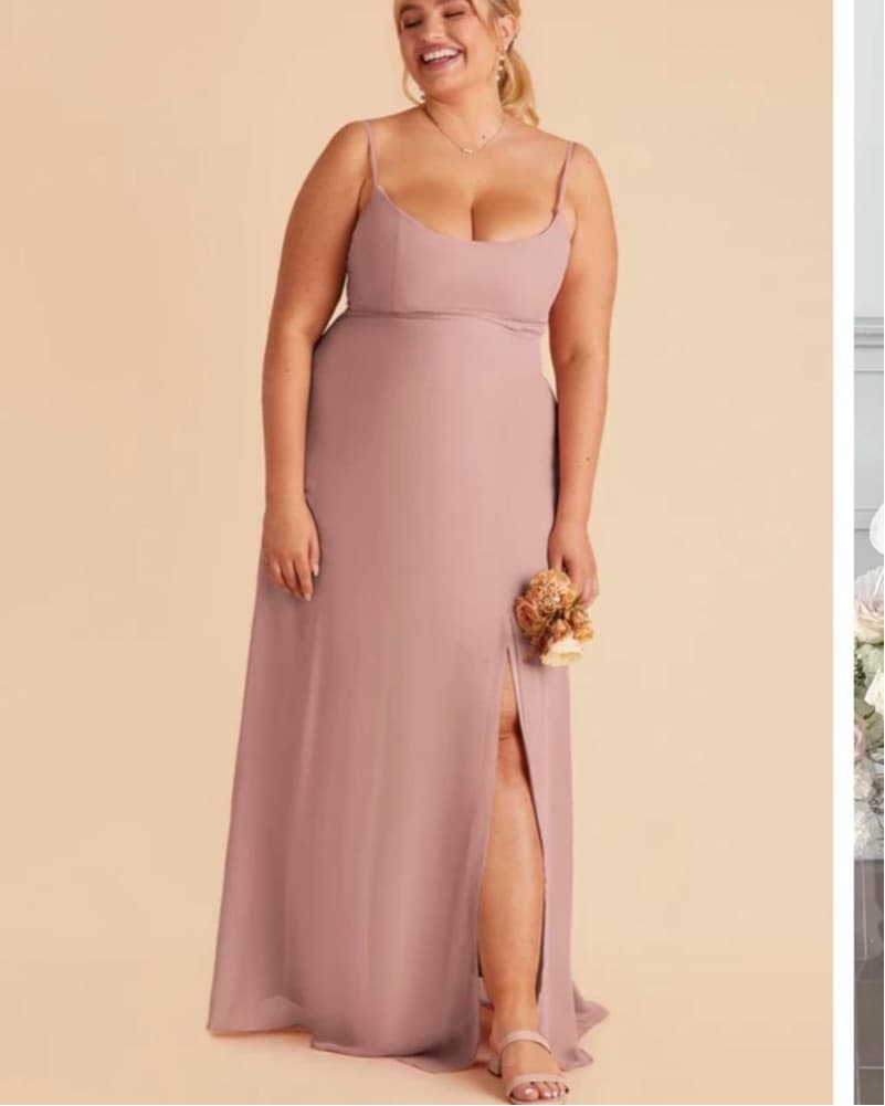 The Amy English Rose Bridesmaid Dress - Image 2