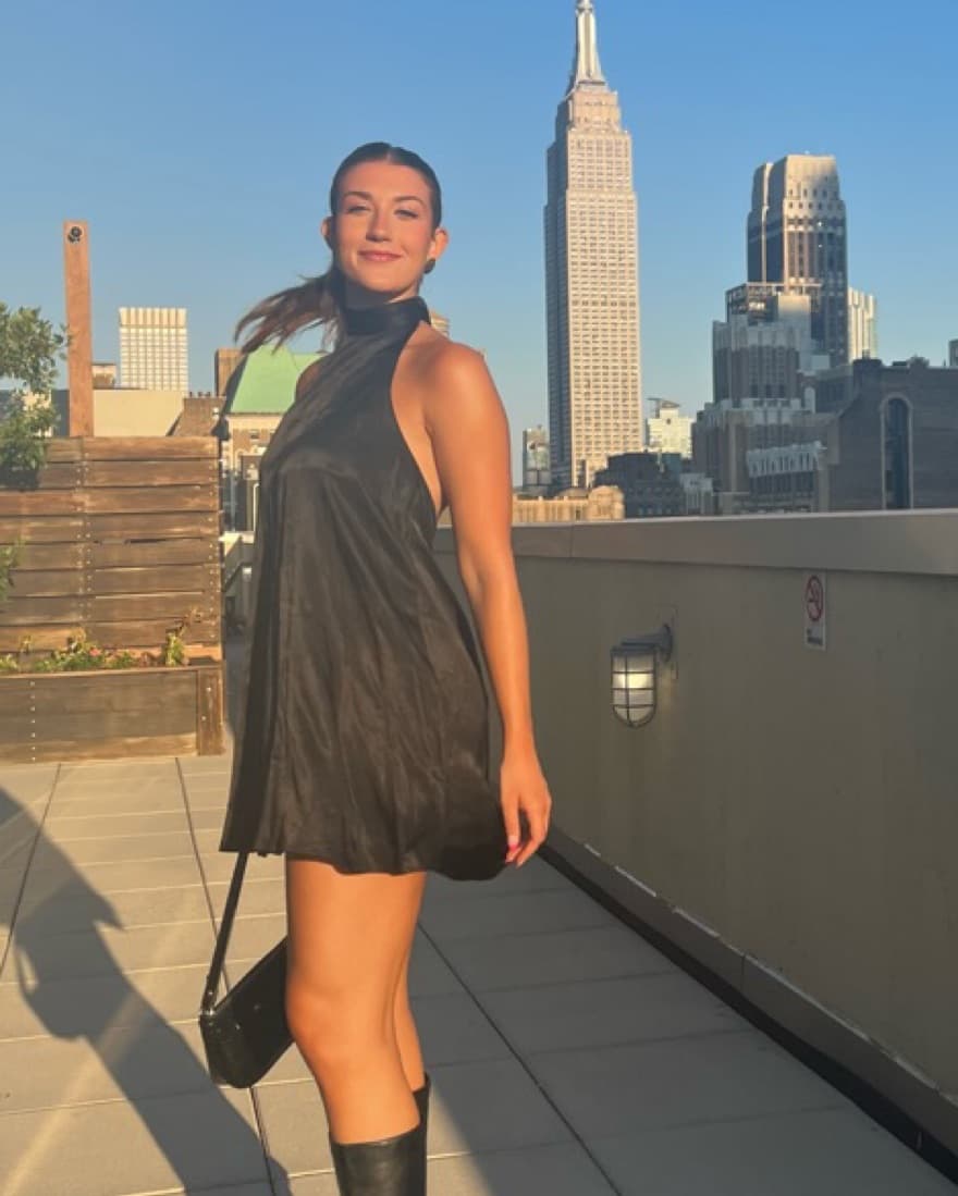 Zara Backless Halter Dress - Image 1