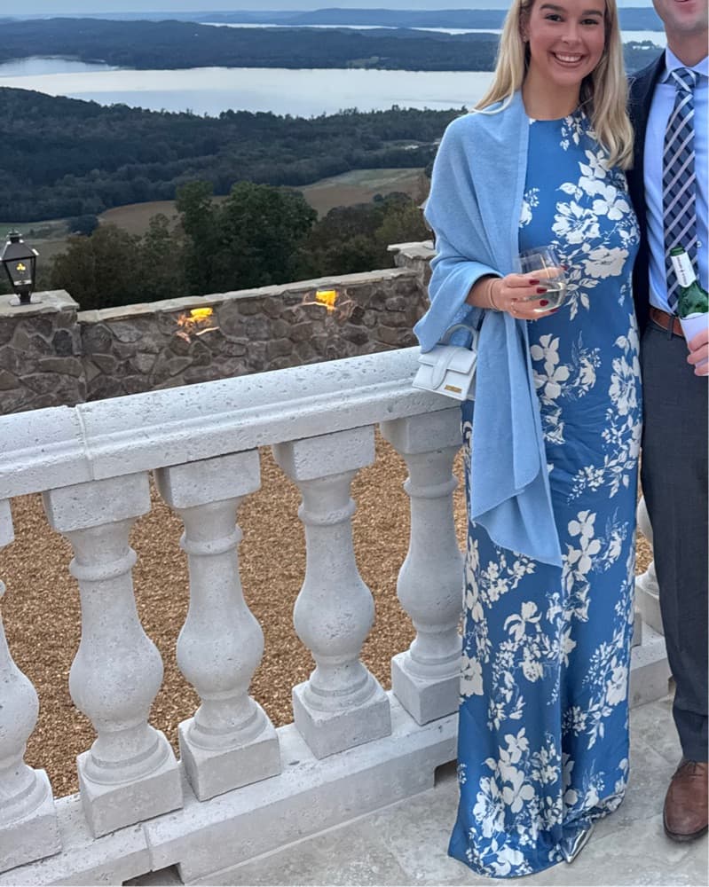 Reformation Silk Floral gown - Image 2