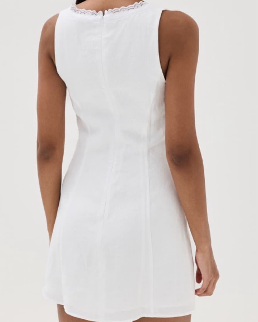 Reformation Reia Linen Dress - Image 3