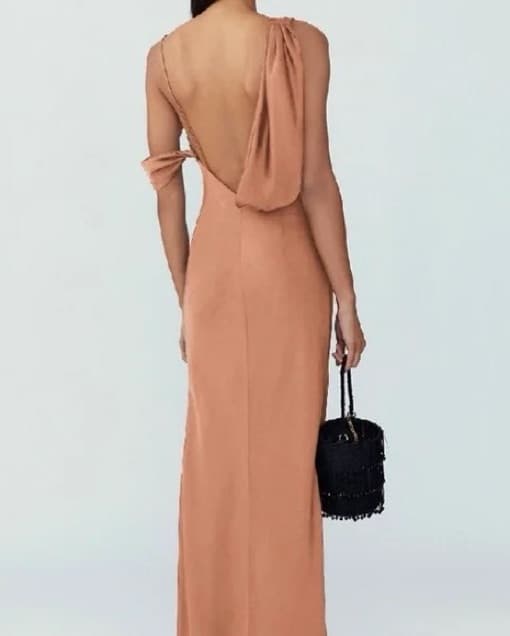 Fame & Partners Francois Chocolate Gown - Image 3