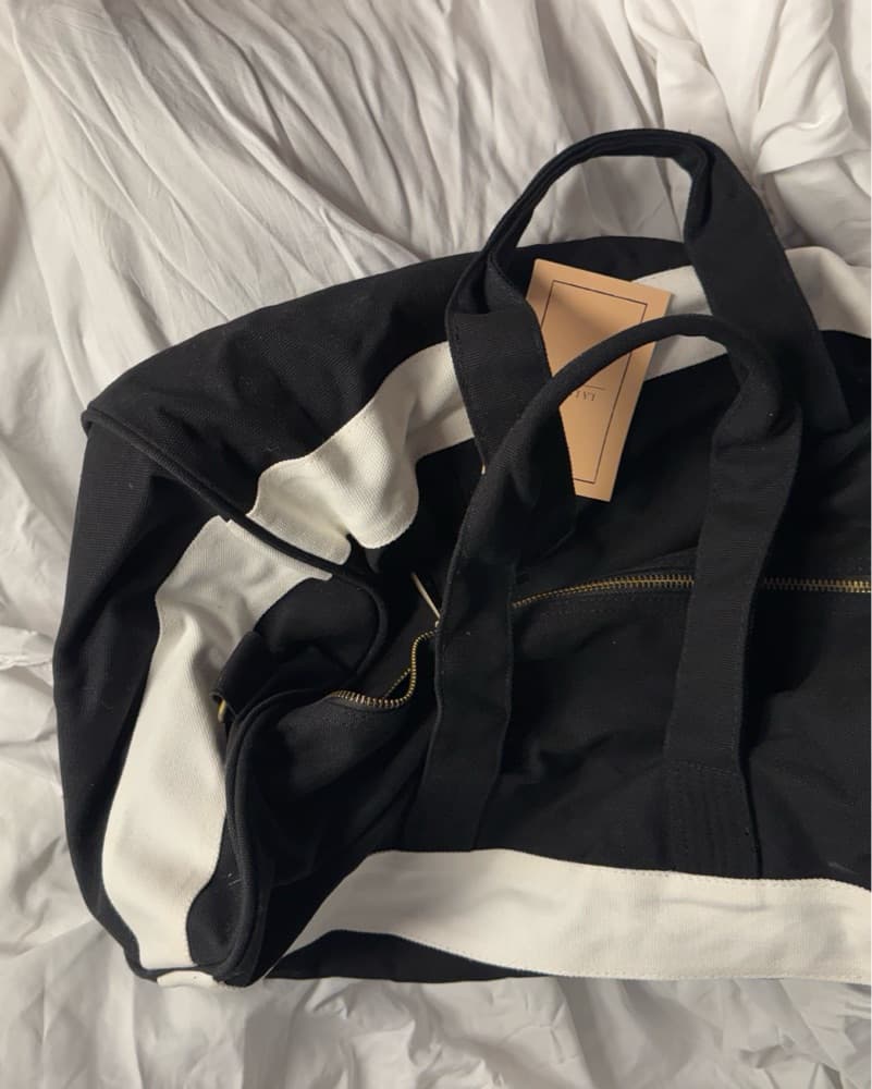 La Ligne Canvas Weekender Bag - Image 3