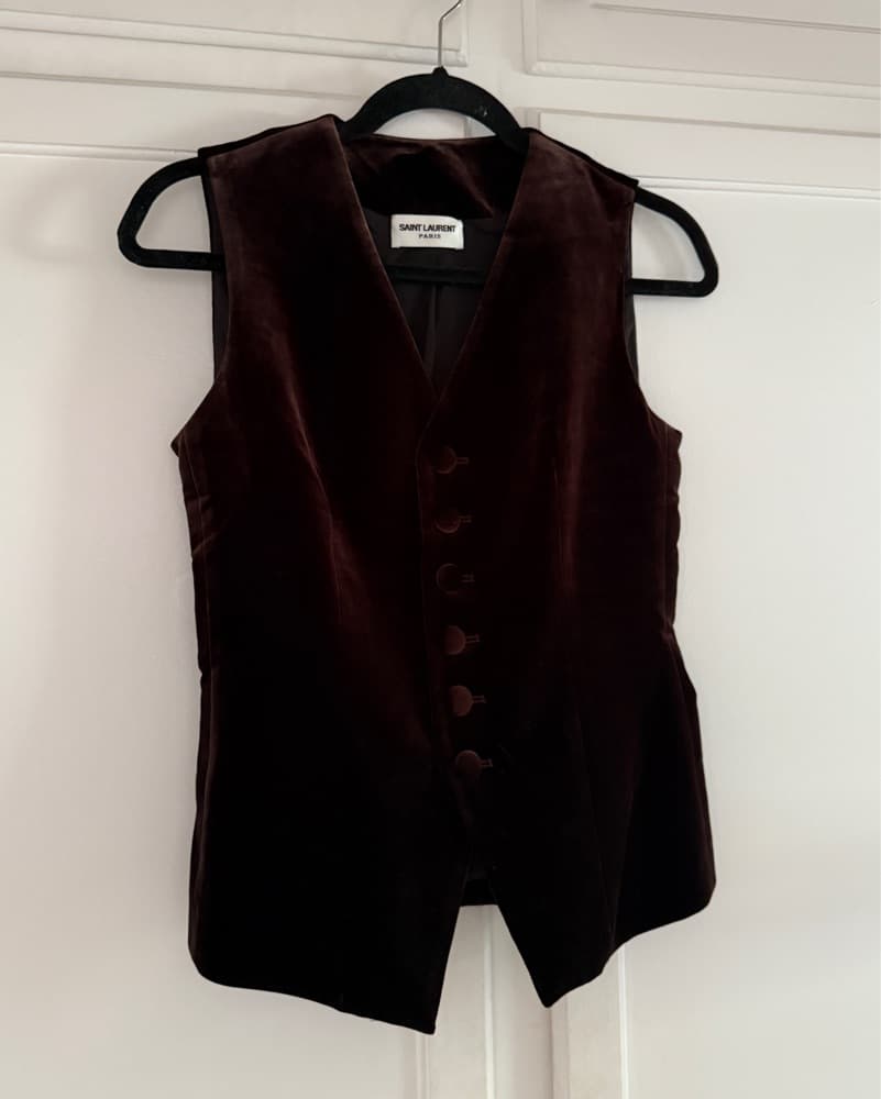Saint Laurent Velvet Pant Set - Image 2