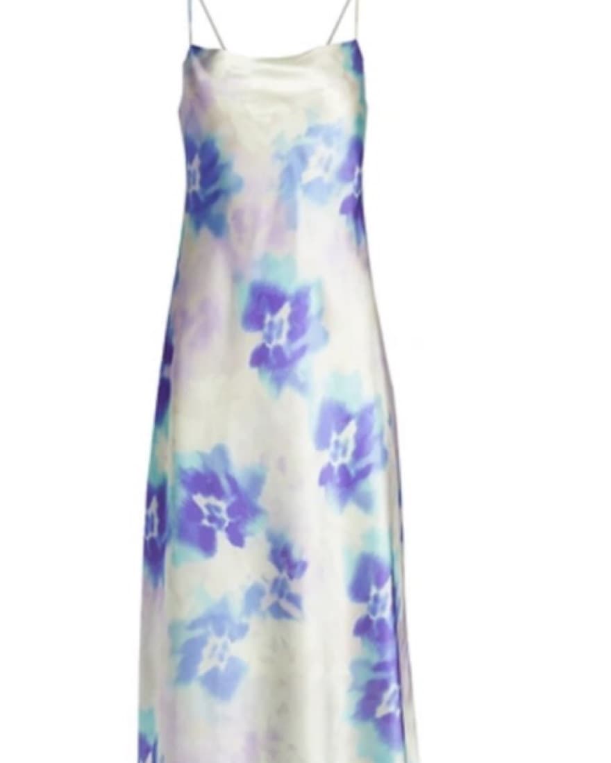 The Kooples Printed Open Back Silk Maxi  - Image 4