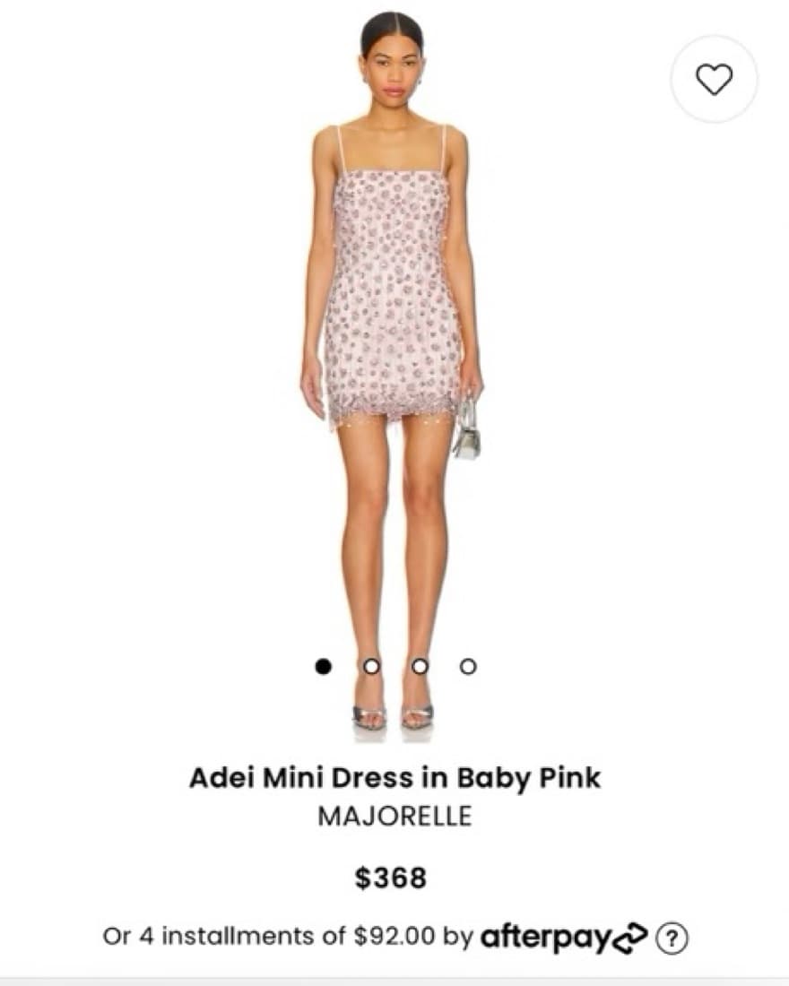 Pink Sparkly Mini Dress from Revolve - Image 2