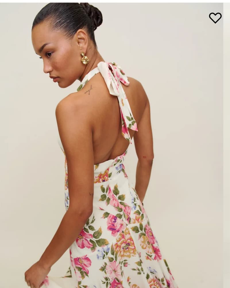 Reformation Briony Floral Drsss - Image 3