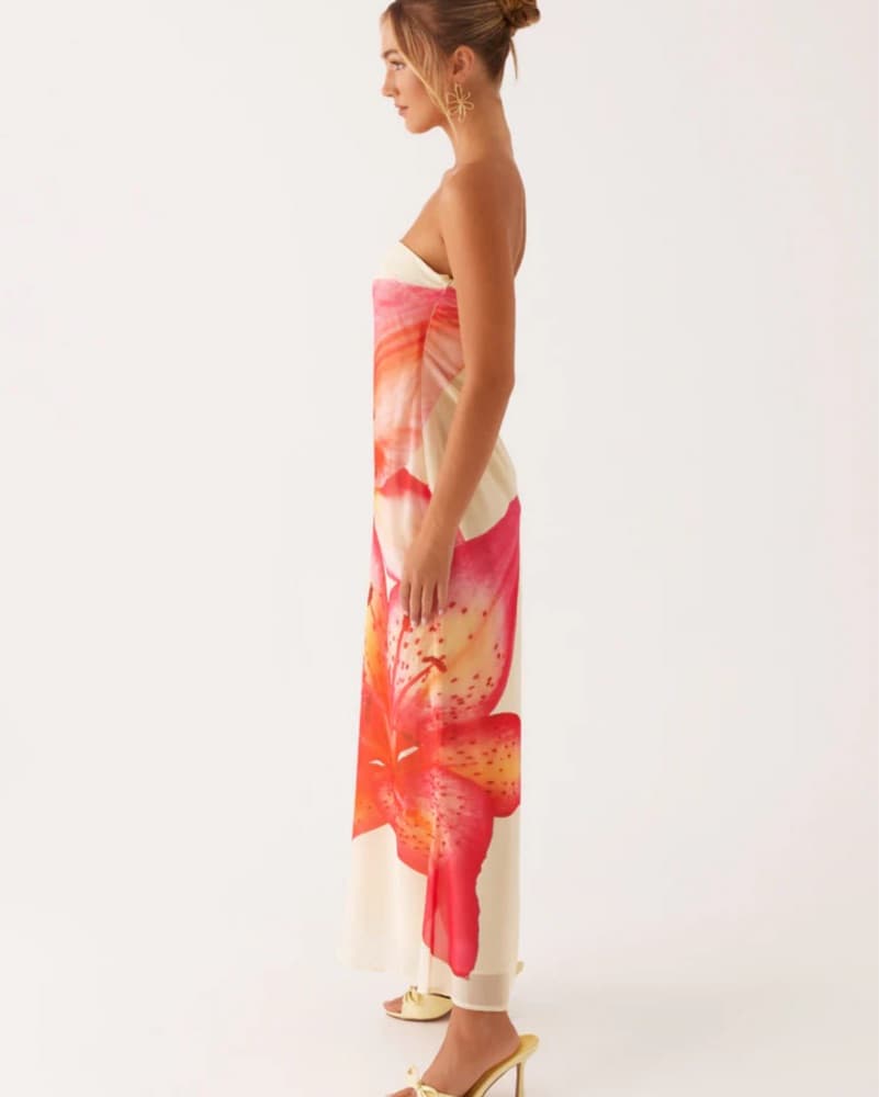 Darcy Maxi Dress Yellow Floral  - Image 2