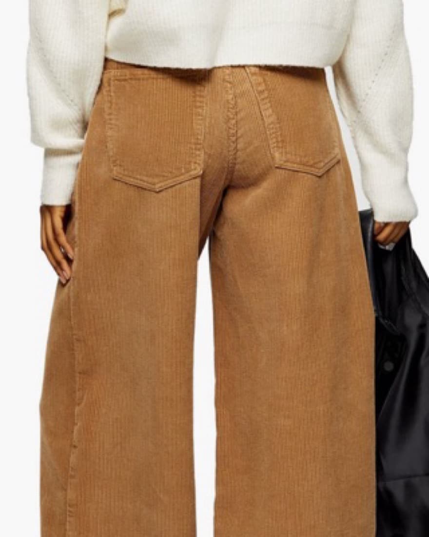 Corduroy Wide Leg Pants  - Image 3