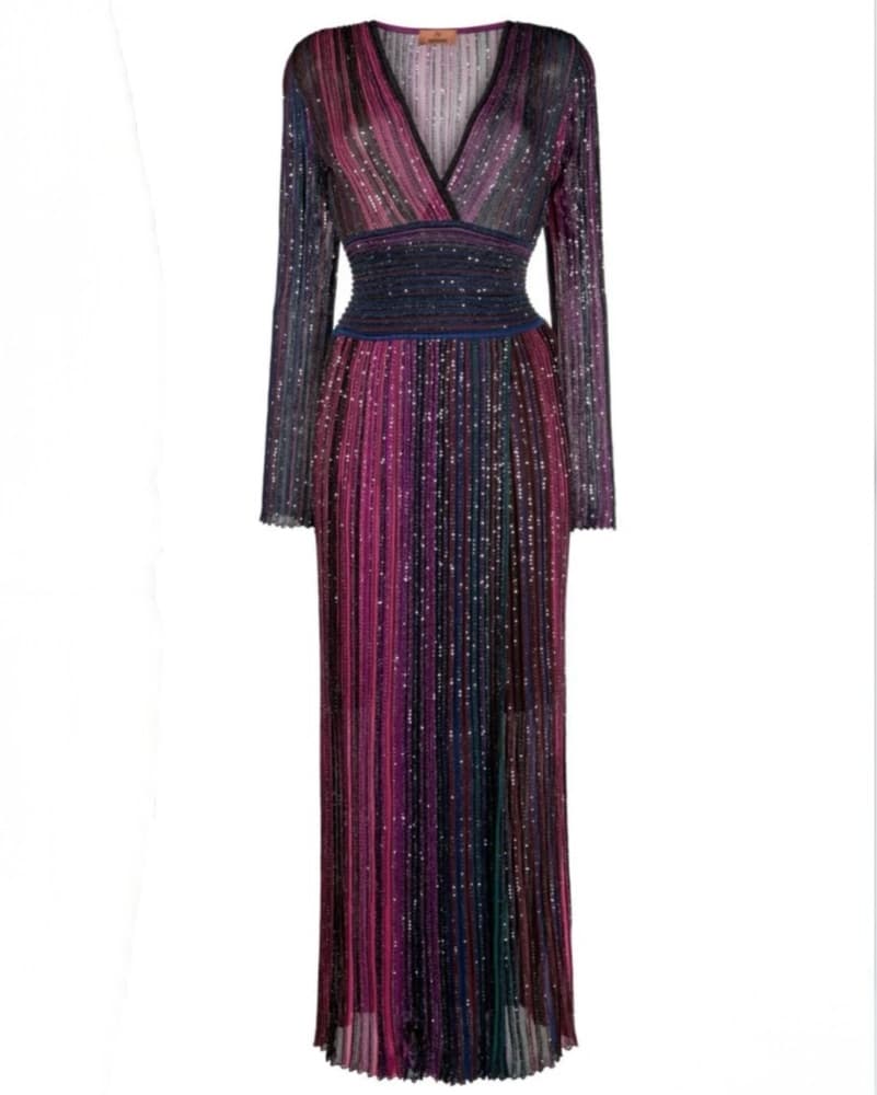 Missoni Sequin Embellished Long Dress - Image 1