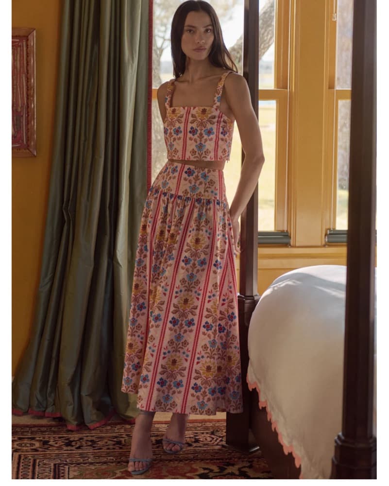 Vibrant Floral Print Maxi Dress - Image 1