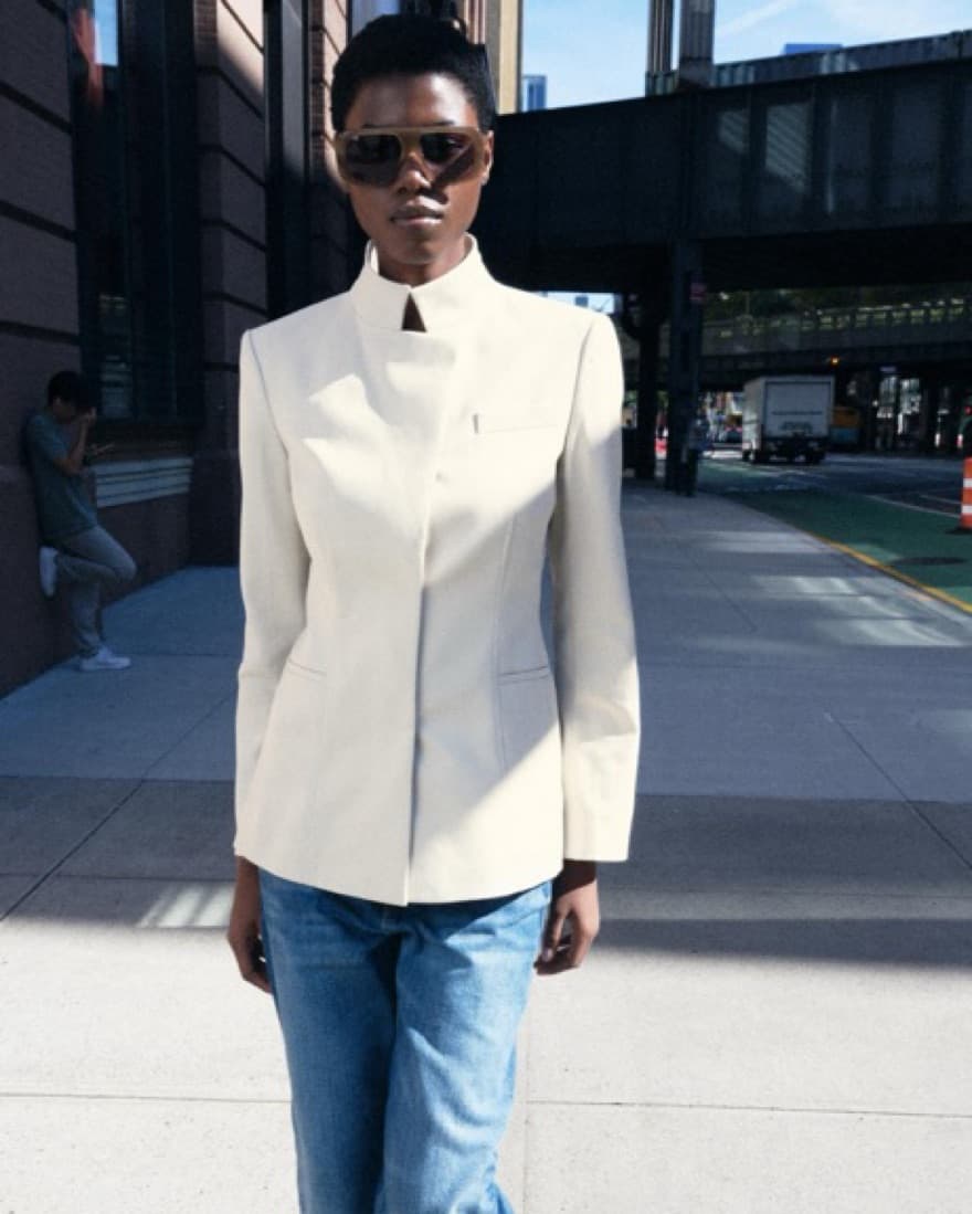 Cream Blazer - Image 1