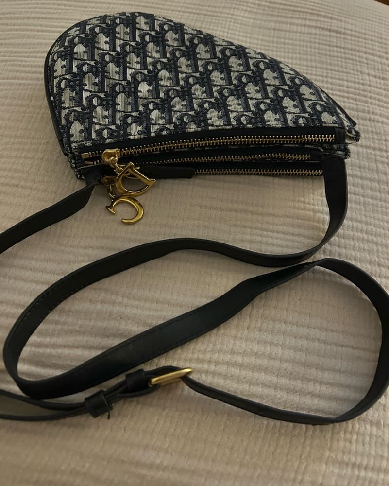 Vintage Dior Saddle Bag - Image 3