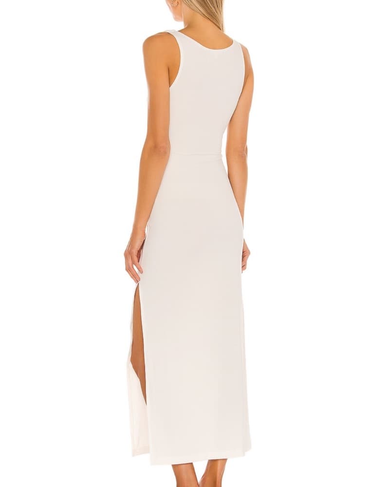 L SPACE Nico dress in cream - Image 2